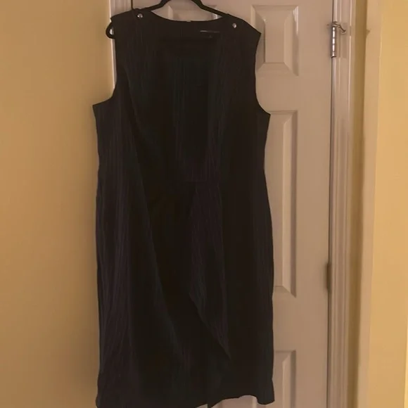 Jason Wu x Eloquii Pinstripe Origami Dress - Picture 4 of 6